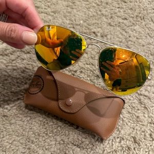 COPY - COPY - Ray ban orange aviator sunglasses